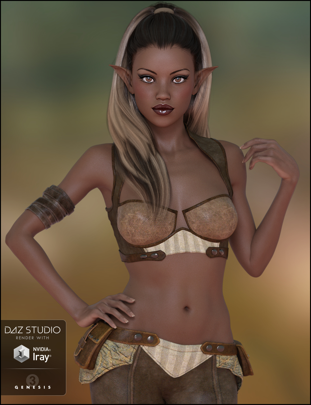 Xolani for Monique 7 by: AdieneJessaii, 3D Models by Daz 3D