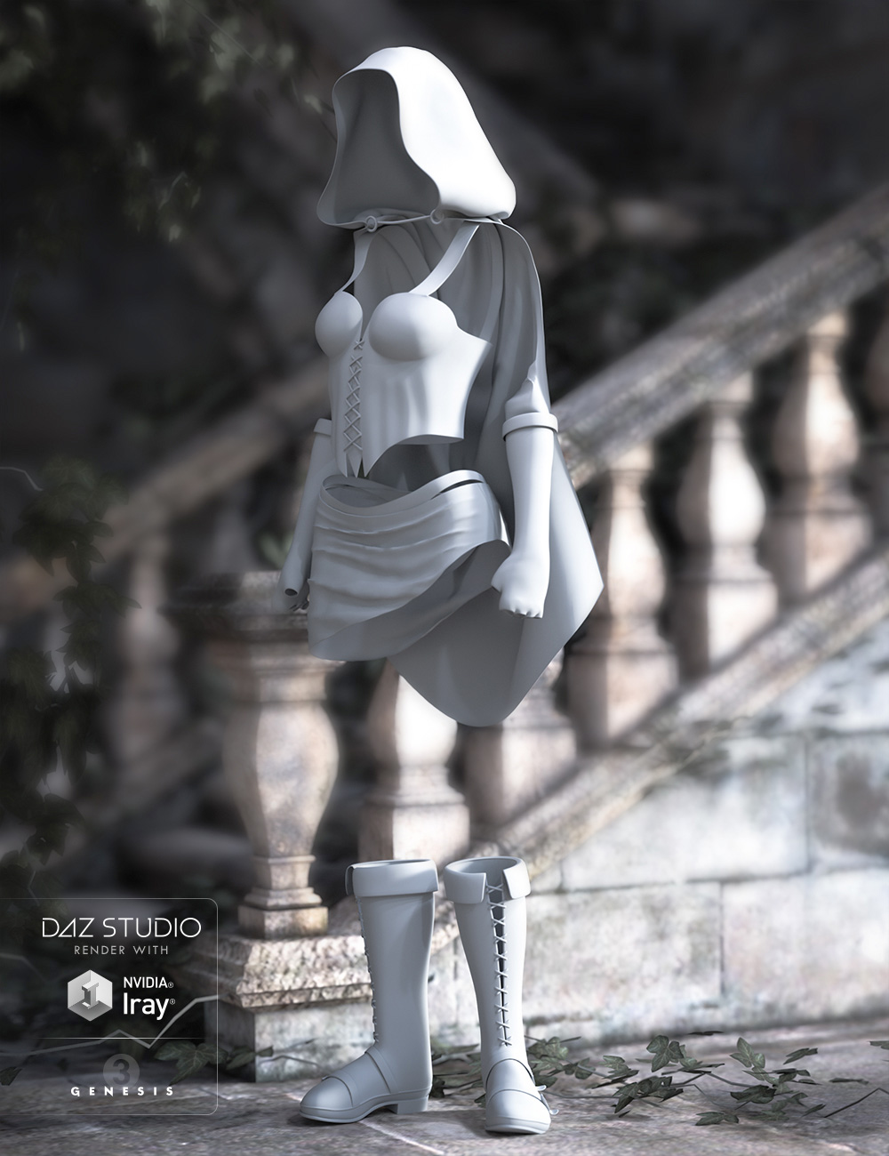 Fantasy Thief for Genesis 3 Female(s) by: Ravnheart, 3D Models by Daz 3D