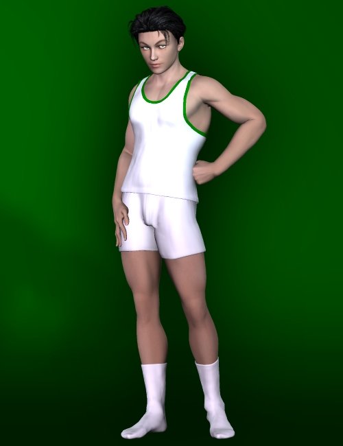 Undergarments for Hiro by: , 3D Models by Daz 3D