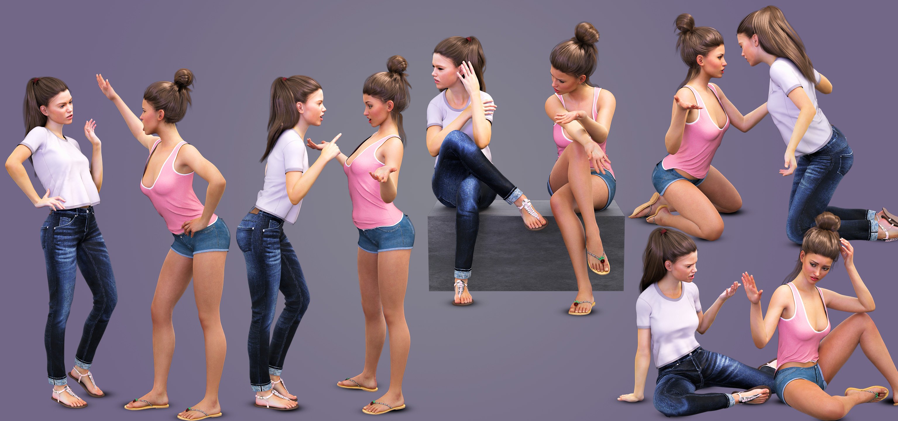 i13 Gossip Lies and Forgiveness Poses for Genesis 3 Female i13 Gossip Lies and Forgiveness Poses for Genesis 3 Female by: ironman13, 3D Models by Daz 3D