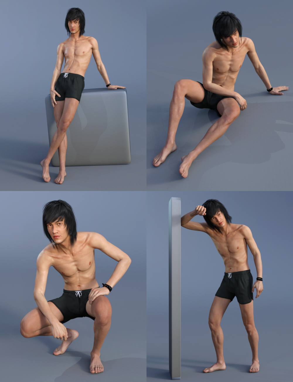 Capsces Everyday Poses and Expressions for Elijah 7 by: Capsces Digital Ink, 3D Models by Daz 3D