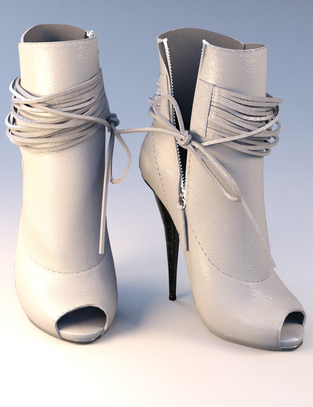 Open Toe High Heel Boots for Genesis 3 Female(s) | Daz 3D