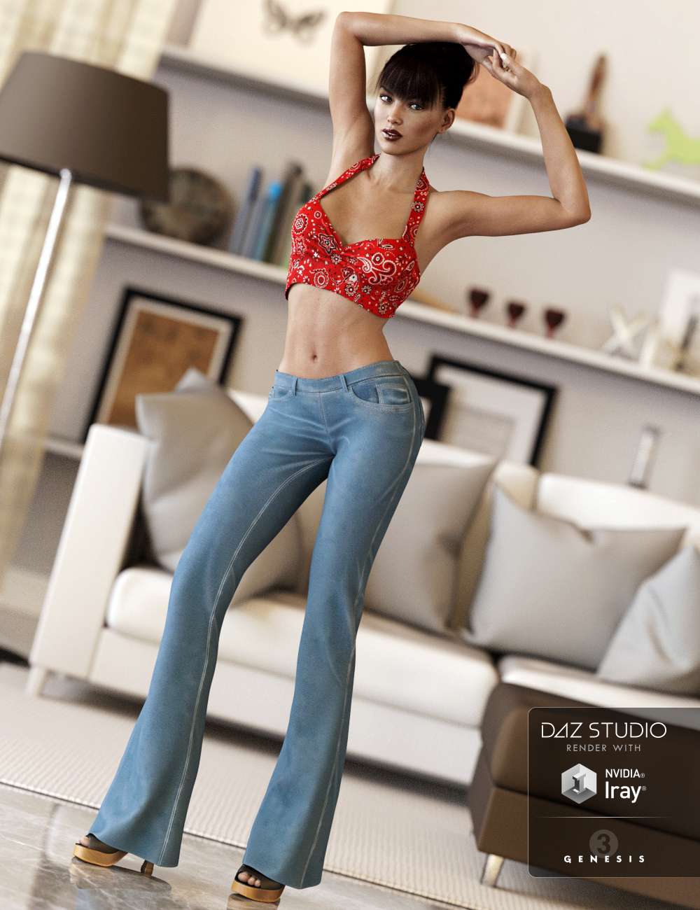 Daydreamer Outfit for Genesis 3 Female(s) by: DemianOziChick, 3D Models by Daz 3D