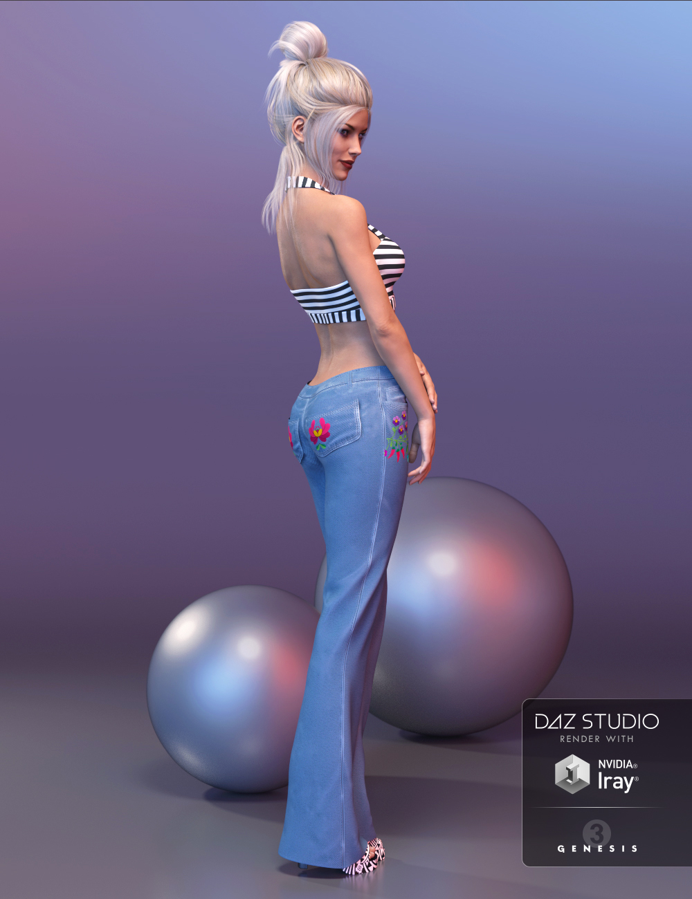 Daydreamer Outfit Textures by: Demian, 3D Models by Daz 3D