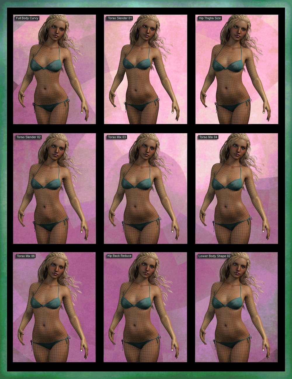 Genesis 3 Female Body Morph Resource Kit 3 by: ThorneHandspan Studios, 3D Models by Daz 3D
