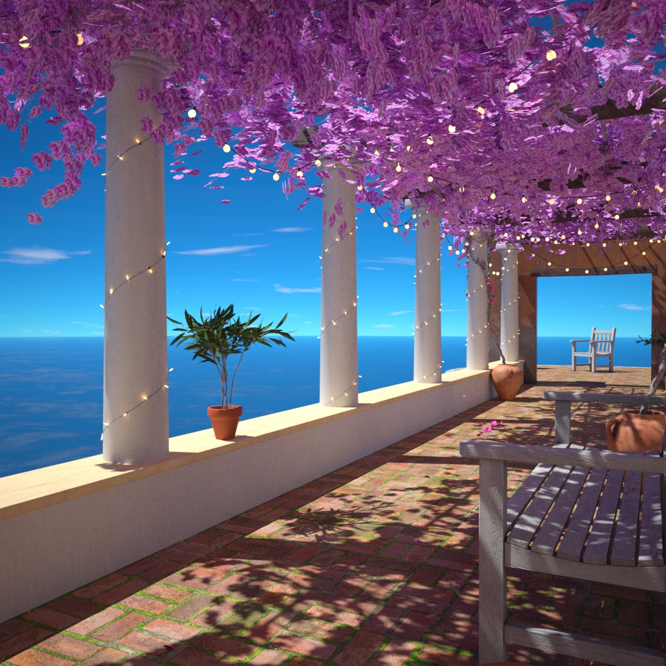 Mediterranean Vista Mediterranean Vista by: bitwelder, 3D Models by Daz 3D