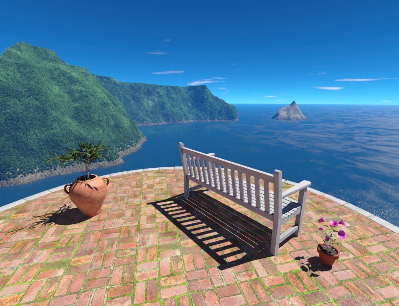 Mediterranean Vista Mediterranean Vista by: bitwelder, 3D Models by Daz 3D