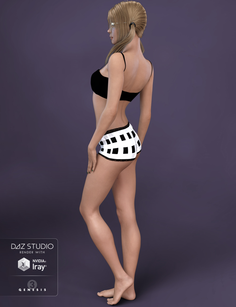 FW Penelope HD for Genesis 3 Female by: Fred Winkler Art, 3D Models by Daz 3D