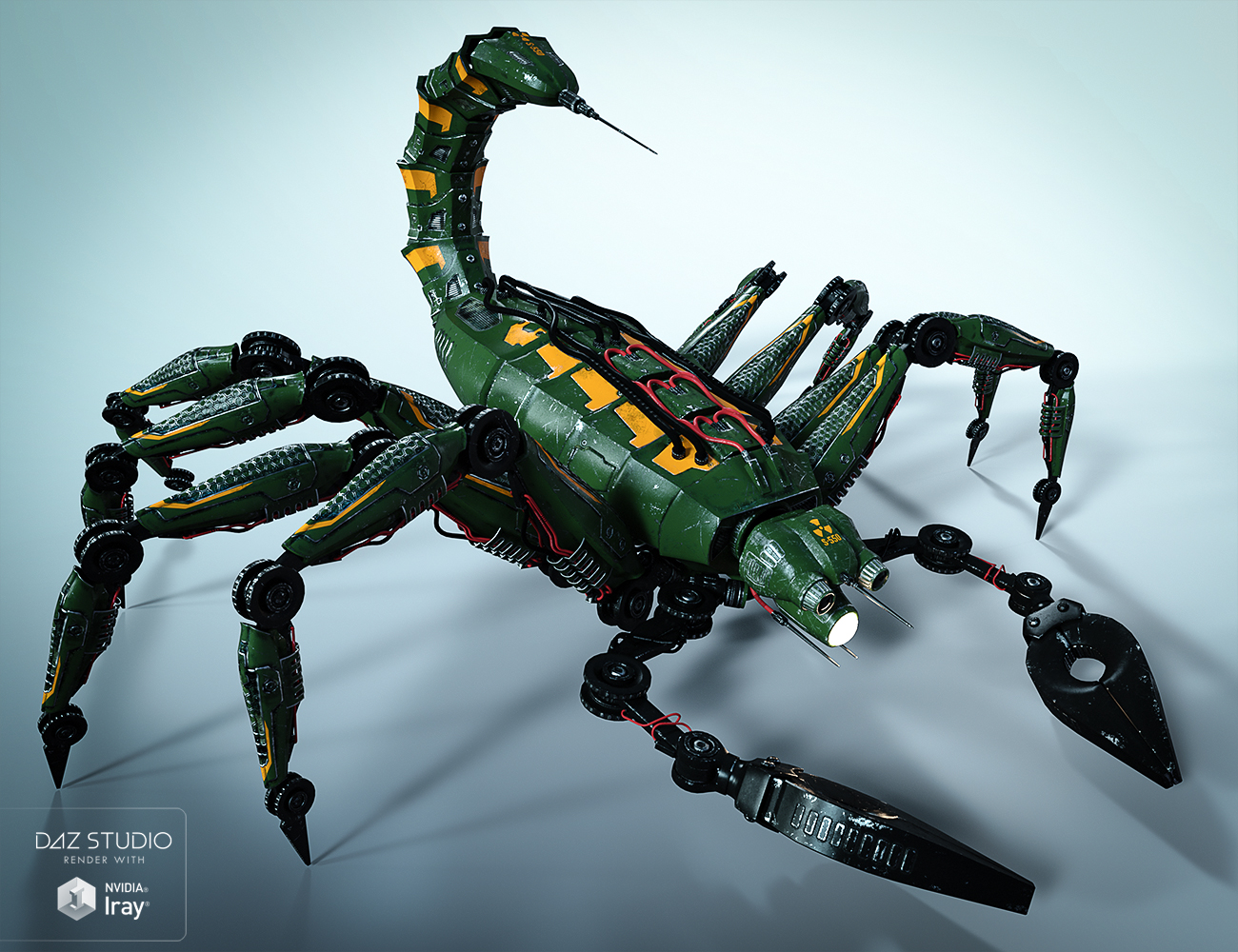 Marcoor Intel Bot - Scorpion by: Ravnheart, 3D Models by Daz 3D