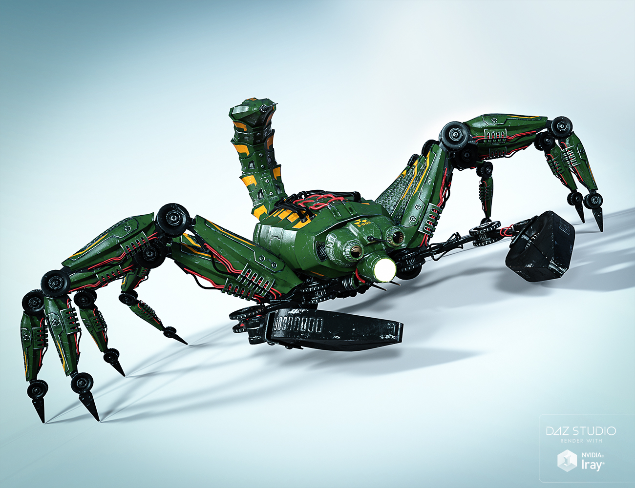 Marcoor Intel Bot - Scorpion by: Ravnheart, 3D Models by Daz 3D