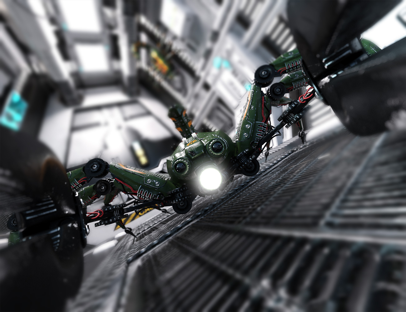 Marcoor Intel Bot - Scorpion Marcoor Intel Bot - Scorpion by: Ravnheart, 3D Models by Daz 3D