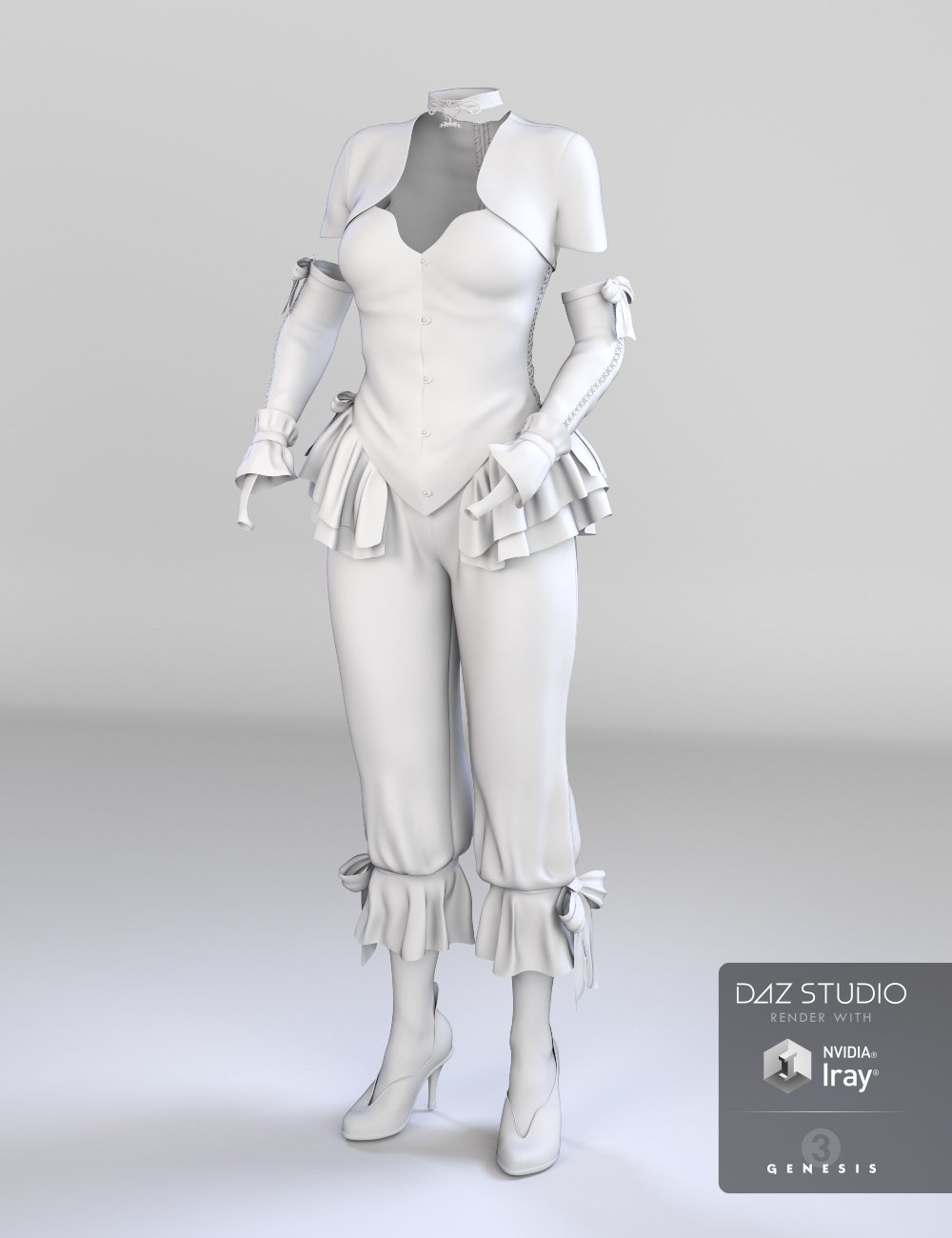 Dark Silence for Genesis 3 Female(s) by: Ravenhair, 3D Models by Daz 3D