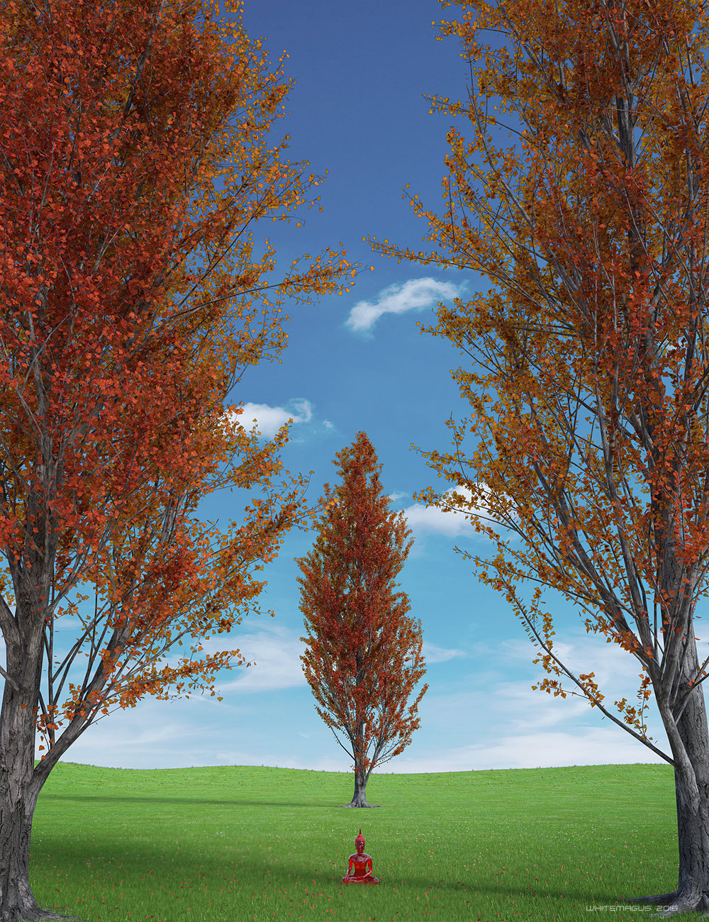 Poplar Trees Collection by: Whitemagus, 3D Models by Daz 3D