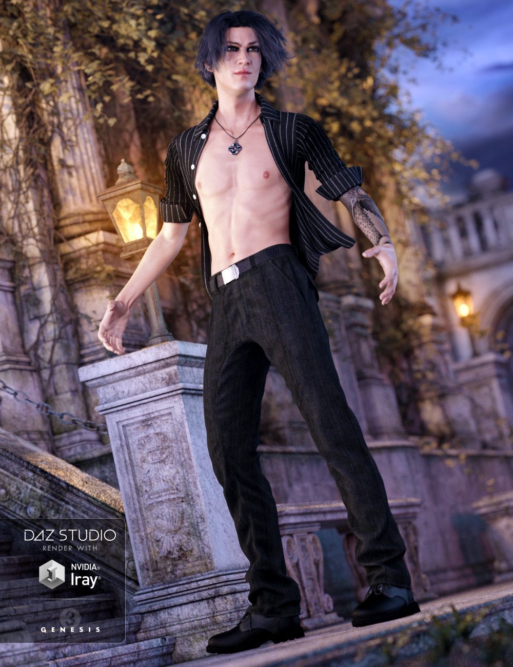 Attitude Outfit for Genesis 3 Male(s) Attitude Outfit for Genesis 3 Male(s) by: Anna BenjaminMada, 3D Models by Daz 3D