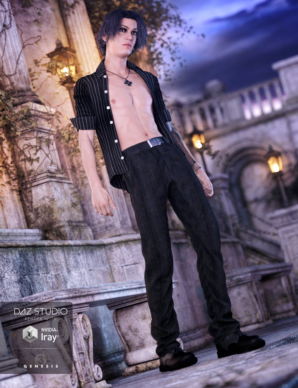 Attitude Outfit for Genesis 3 Male(s)