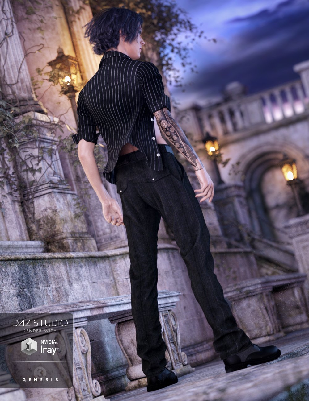Attitude Outfit for Genesis 3 Male(s) Attitude Outfit for Genesis 3 Male(s) by: Anna BenjaminMada, 3D Models by Daz 3D