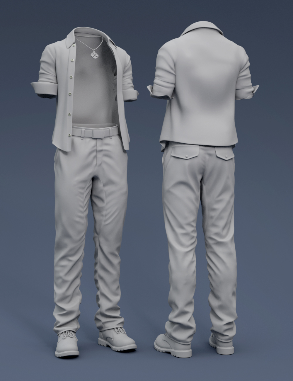 Attitude Outfit for Genesis 3 Male(s) by: Anna BenjaminMada, 3D Models by Daz 3D