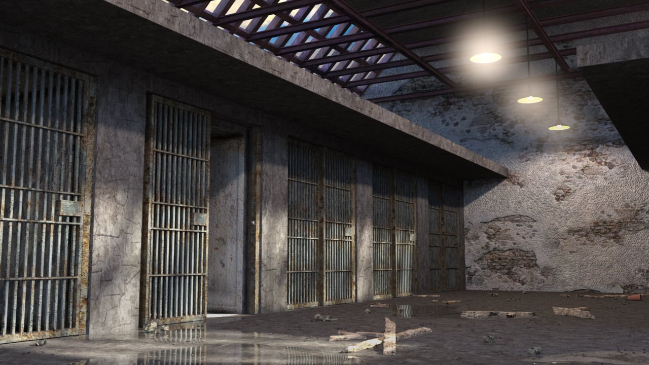 Haunted Prison Cell Haunted Prison Cell by: PerspectX, 3D Models by Daz 3D