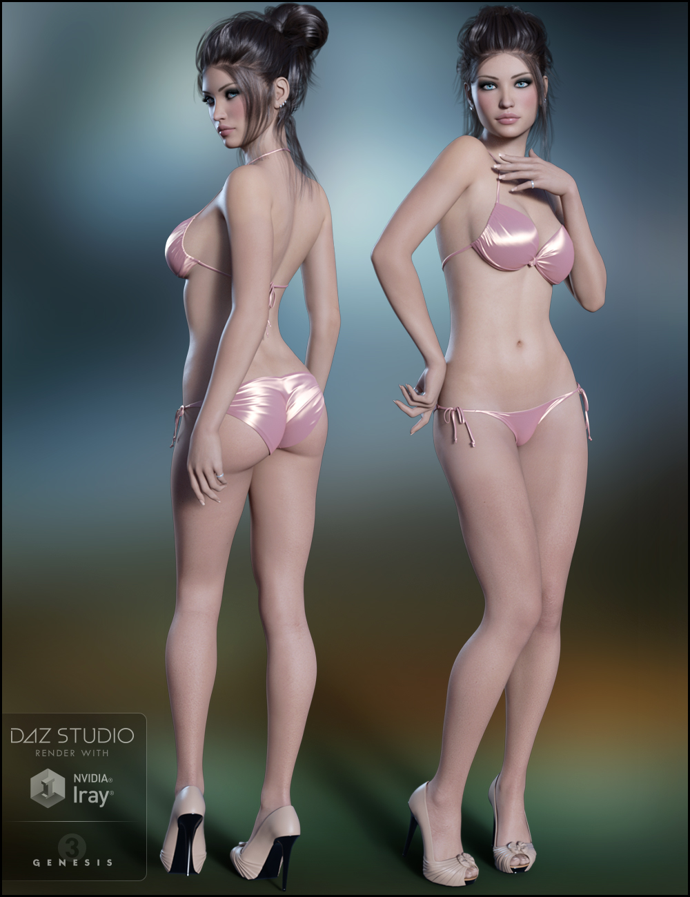 Ezmi for Genesis 3 Female by: JessaiiRaziel, 3D Models by Daz 3D