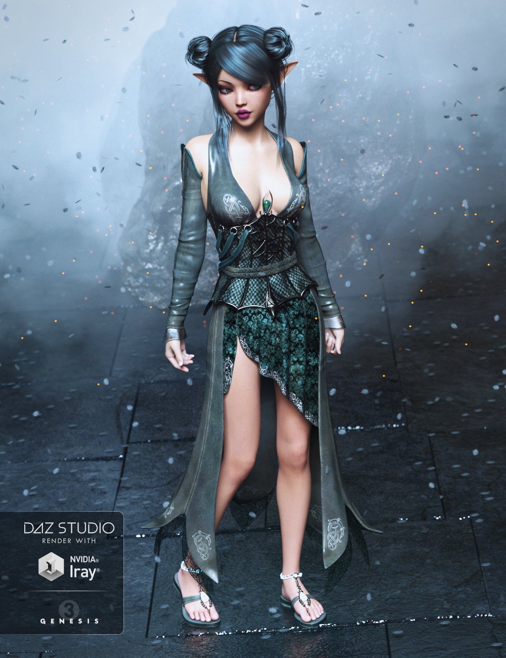 Goldberry Outfit for Genesis 3 Female(s)