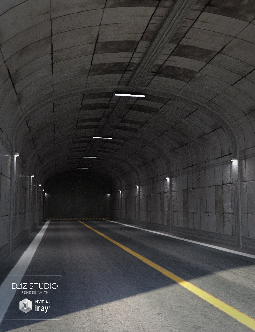 Base Road Tunnel by: , 3D Models by Daz 3D