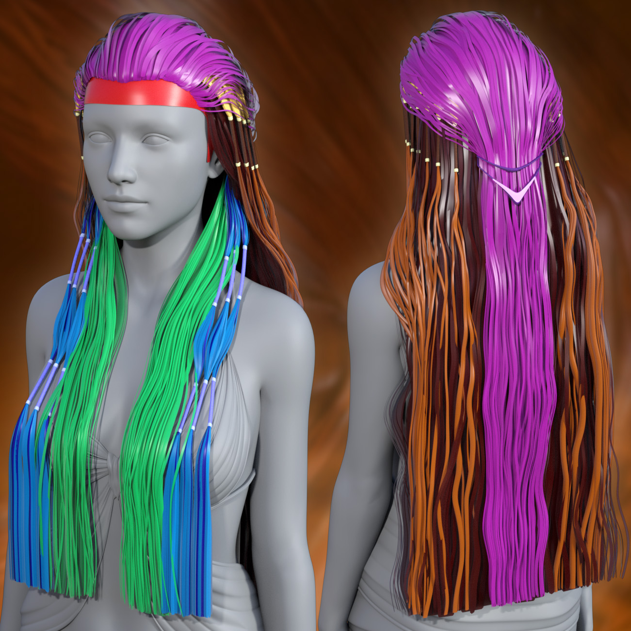 The NightQueen Hair for Genesis 3 Female(s) The NightQueen Hair for Genesis 3 Female(s) by: ArkiShox-Design, 3D Models by Daz 3D