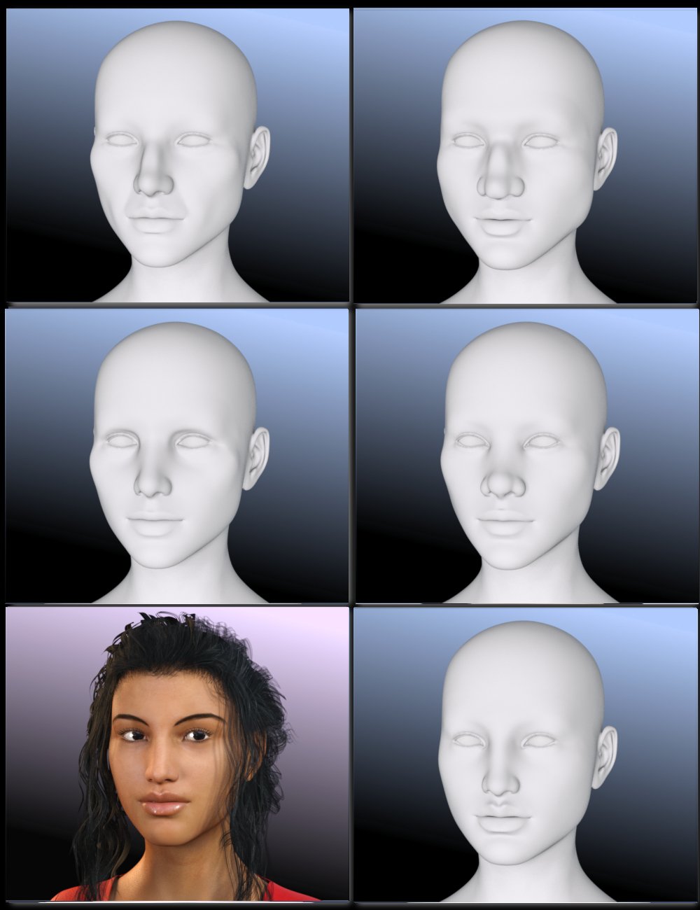 People of Earth: Faces of Europe Genesis 3 Female by: Sickleyield, 3D Models by Daz 3D