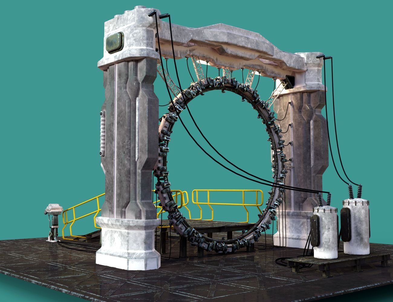 Time Gate Time Gate by: DzFire, 3D Models by Daz 3D