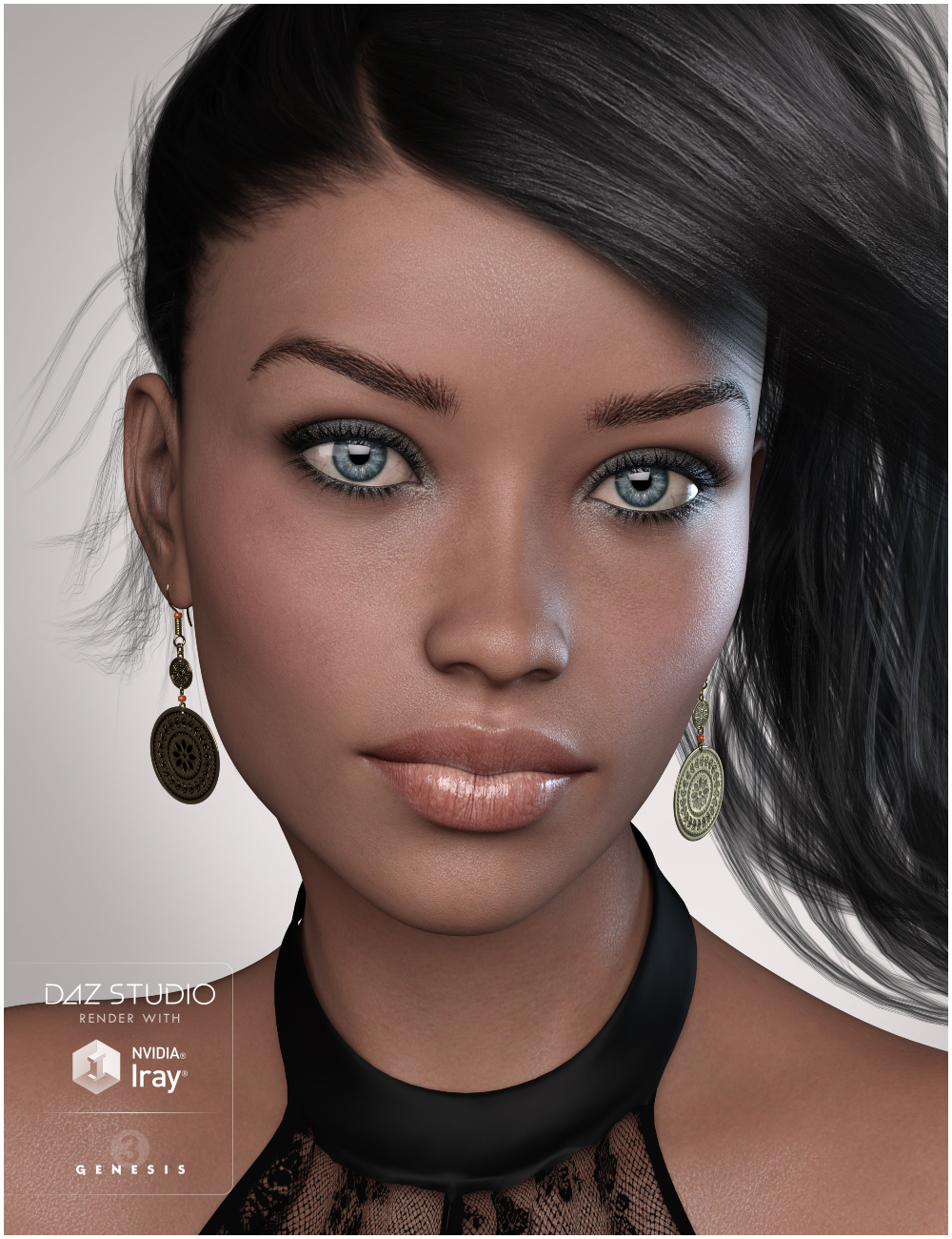 GDN Luna for Genesis 3 Female by: Valery3D, 3D Models by Daz 3D