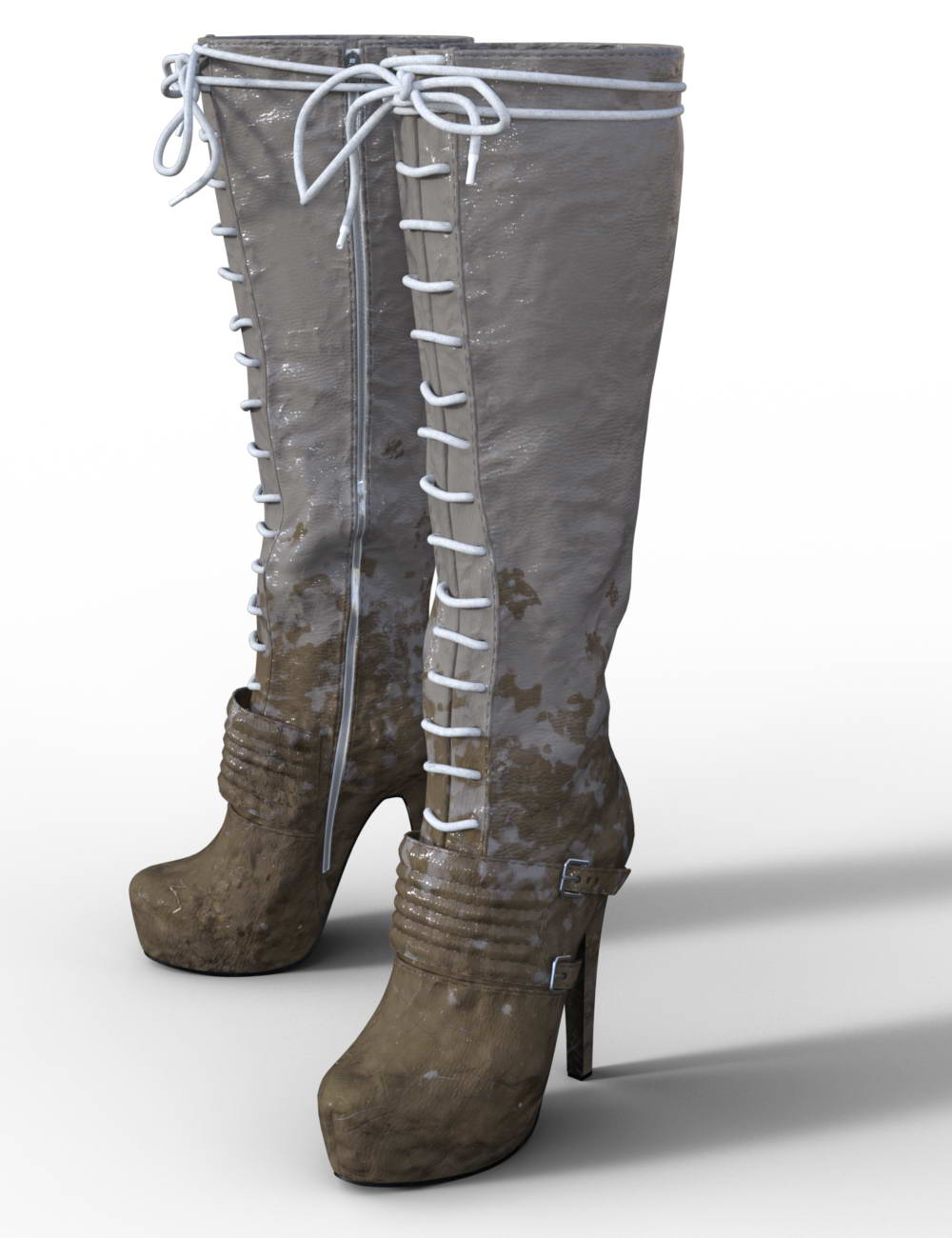 obsession platform knee high boots