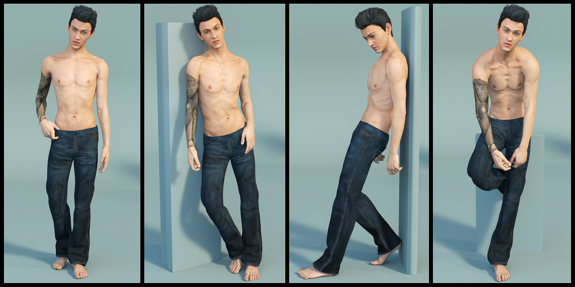Wallflower Poses for Elijah 7
