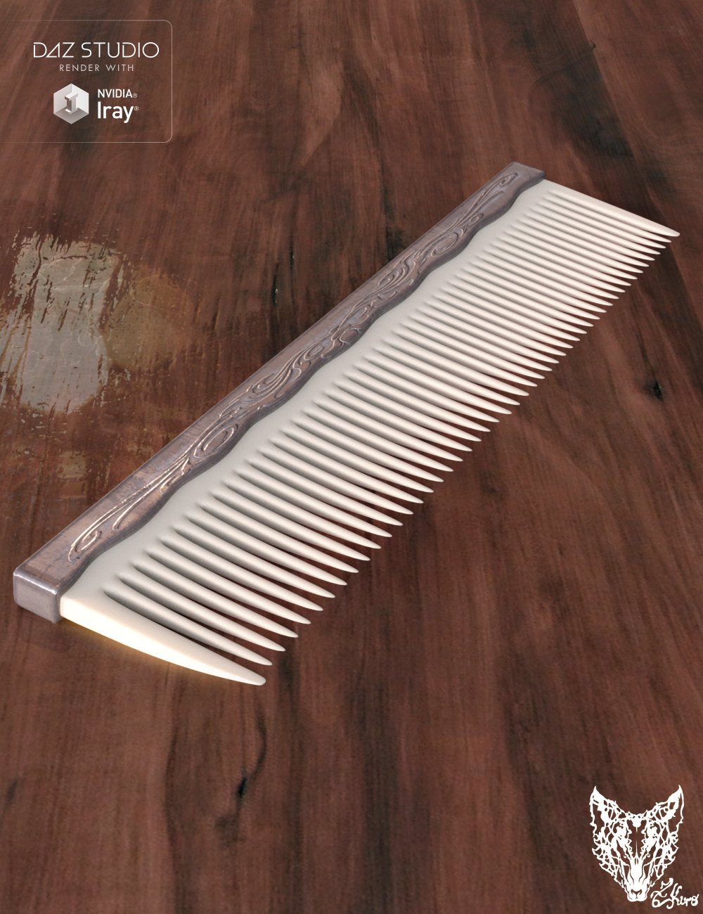 Vintage Vanity Accessories Vintage Vanity Accessories by: ZKuro, 3D Models by Daz 3D