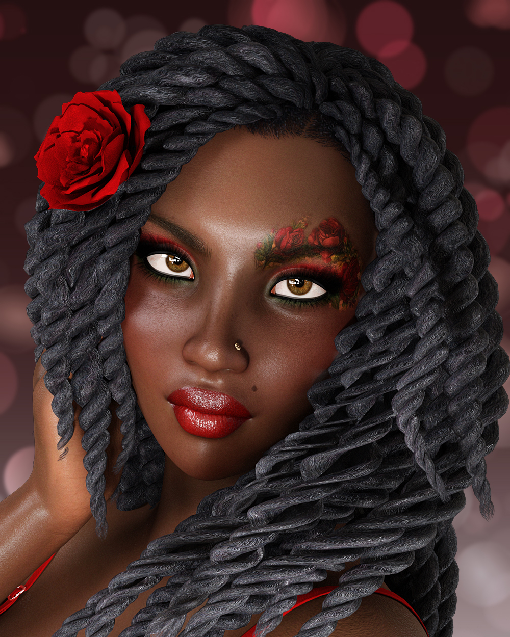Rose for Genesis 3 Female by: TwiztedMetal, 3D Models by Daz 3D