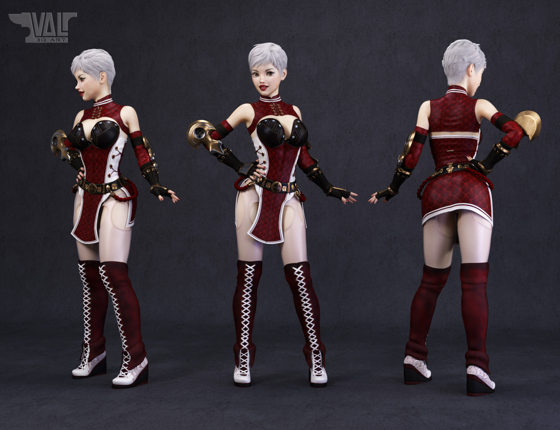 Ikaros Outfit for Genesis 3 Female(s) by: Val3dart, 3D Models by Daz 3D