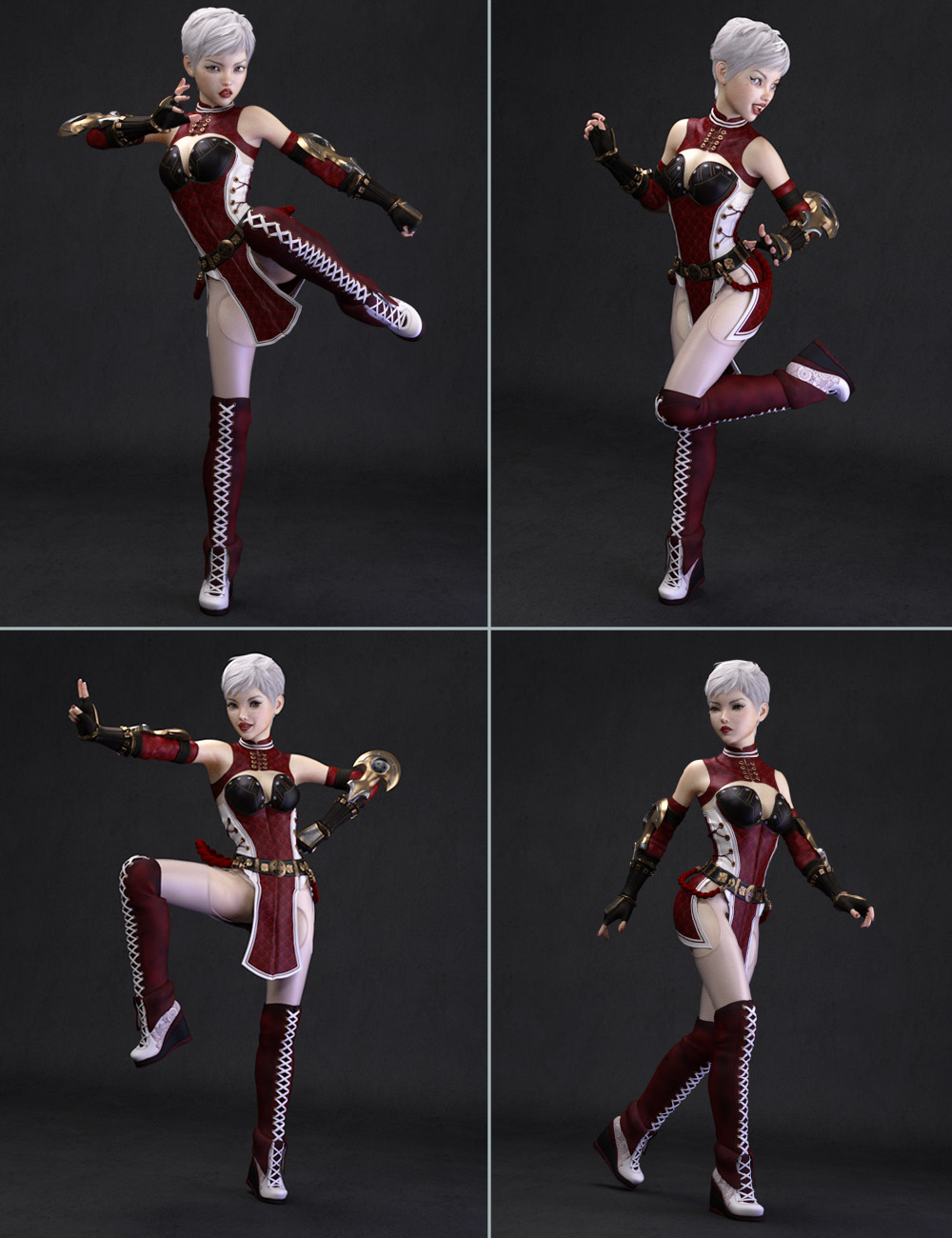 Ikaros Poses and Expressions for Genesis 3 Female(s) by: Val3dart, 3D Models by Daz 3D