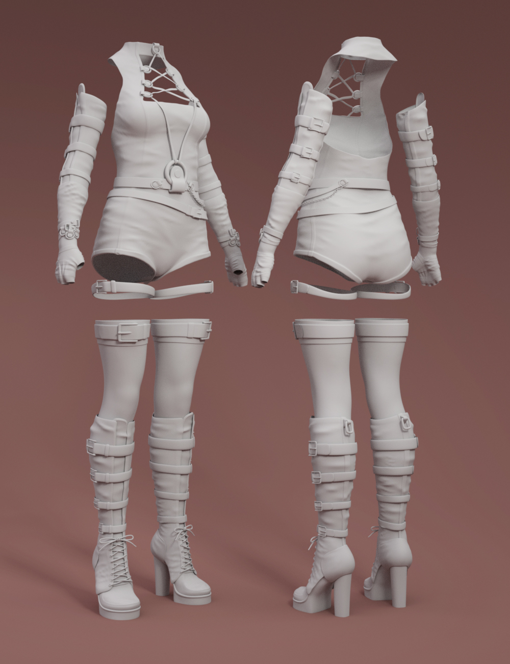 Skull Crusher Outfit for Genesis 3 Female(s) Skull Crusher Outfit for Genesis 3 Female(s) by: DirtyFairyBarbara BrundonUmblefugly, 3D Models by Daz 3D