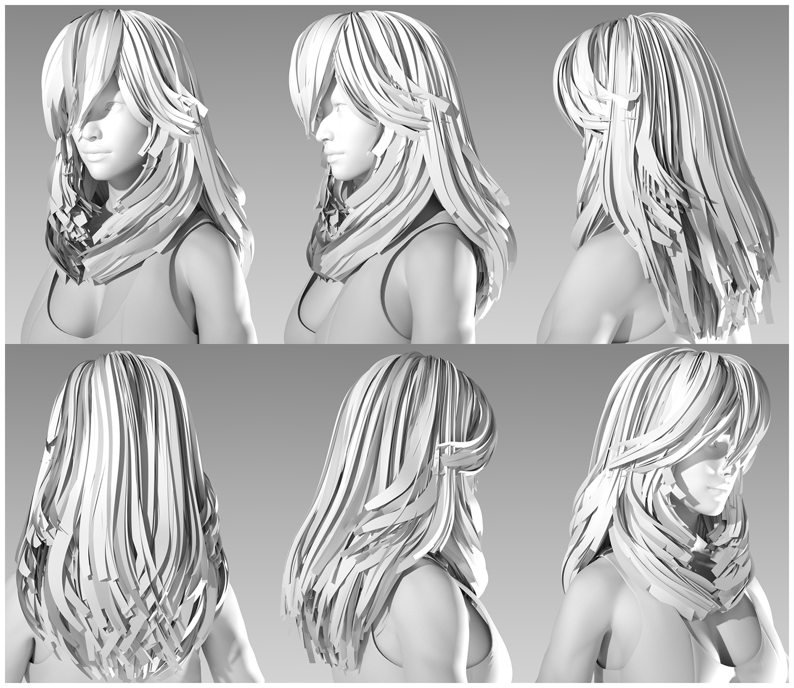 D4M Faith Hair Hi Res for Genesis 3 Female(s) by: Lady LittlefoxTraveler, 3D Models by Daz 3D