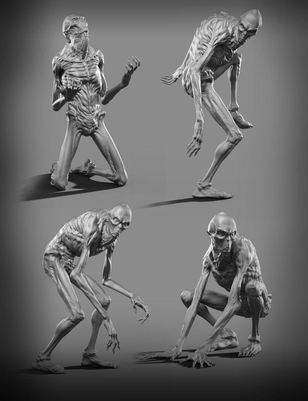 Creepy Poses For Boogeyman Daz 3d 