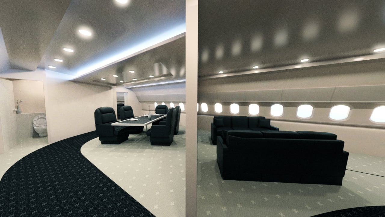 Executive Jet Interiors Executive Jet Interiors by: PerspectX, 3D Models by Daz 3D