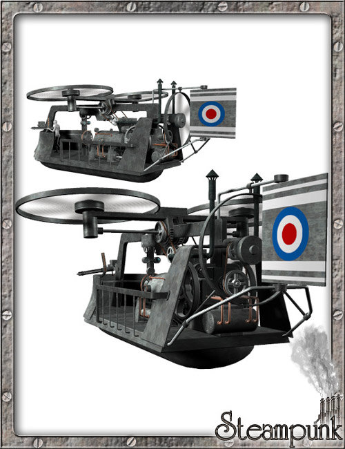 Steam Flying Machine by: , 3D Models by Daz 3D