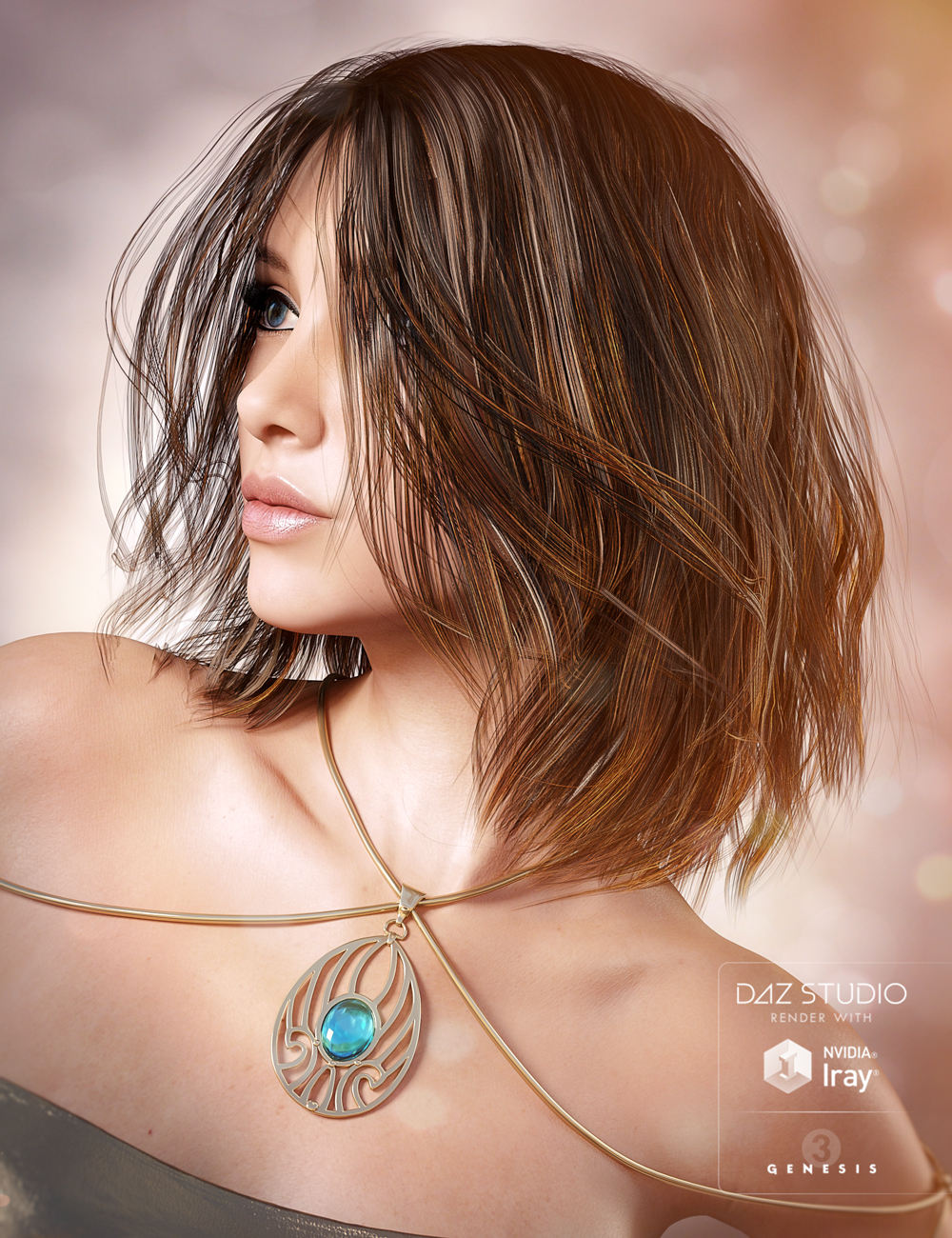 Misty Hair for Genesis 3 Female(s) Misty Hair for Genesis 3 Female(s) by: goldtassel, 3D Models by Daz 3D