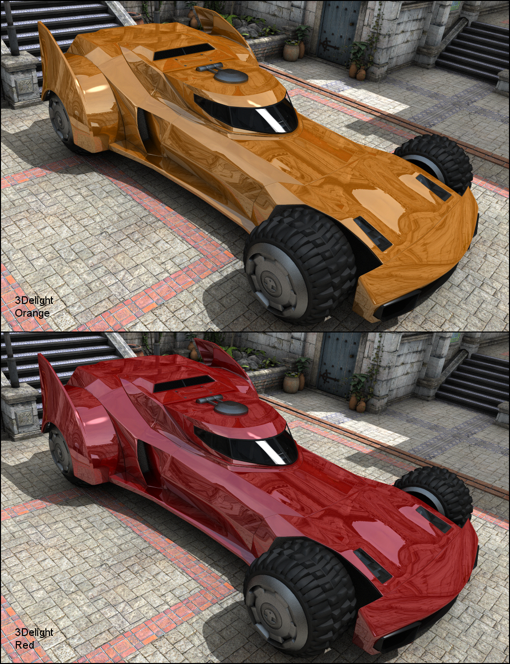 The Super Hero's Car by: Mattymanx, 3D Models by Daz 3D