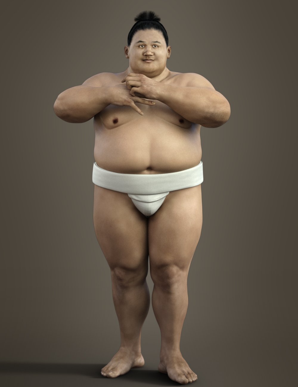 Sumo Novice for Sumo Character, Hair and Outfit for George and Genesis 3 Male Sumo Novice for Sumo Character, Hair and Outfit for George and Genesis 3 Male by: Deepsea, 3D Models by Daz 3D