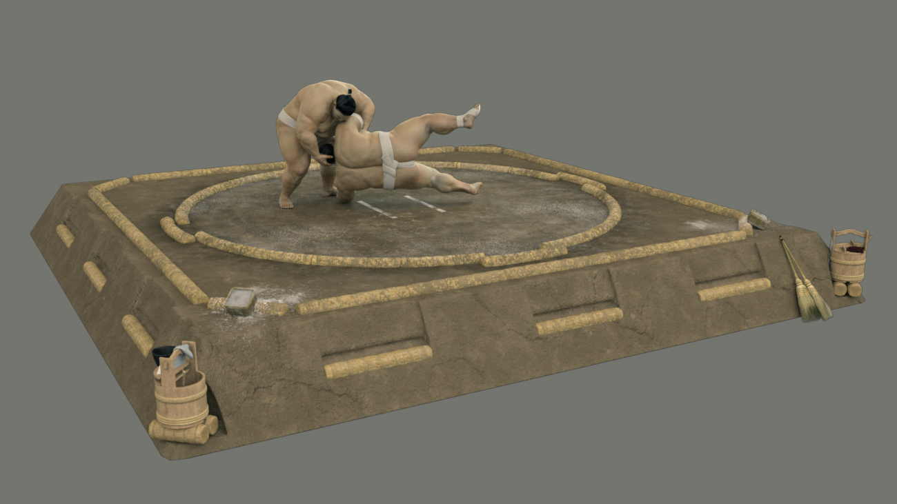 Sumo Dohyo and Props | Daz 3D