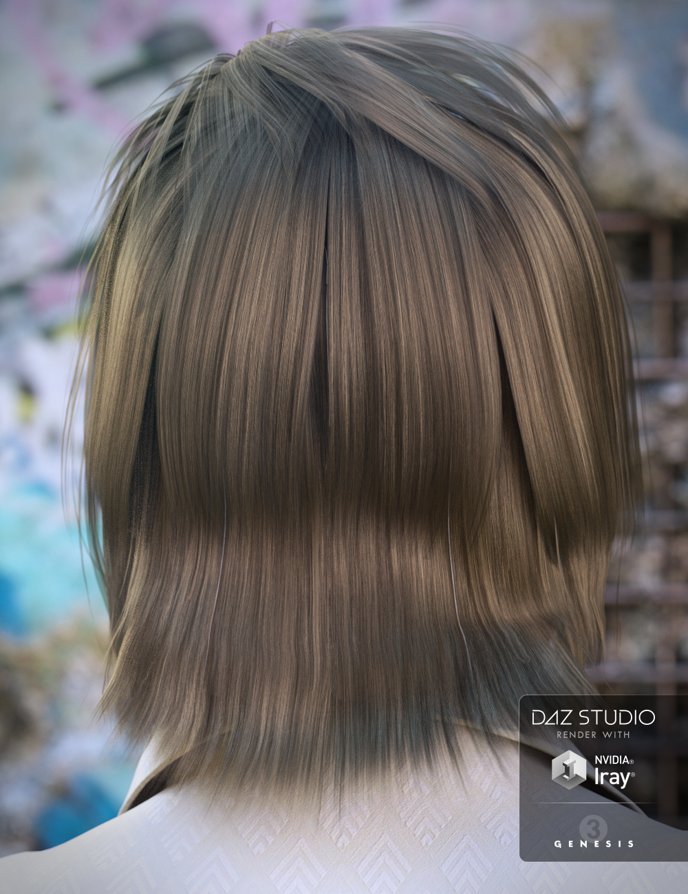 Brendan Hair for Genesis 3 Male(s) by: Propschick, 3D Models by Daz 3D