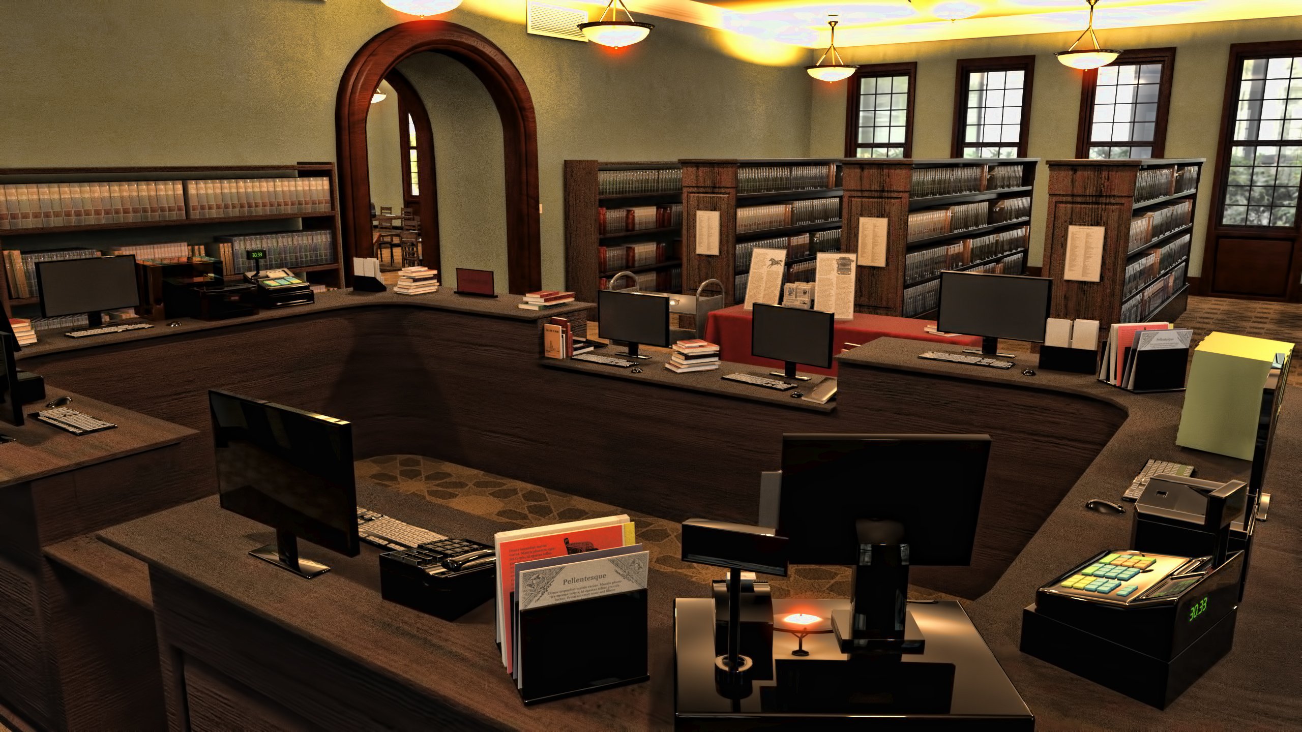 i13 Library Environment i13 Library Environment by: ironman13, 3D Models by Daz 3D