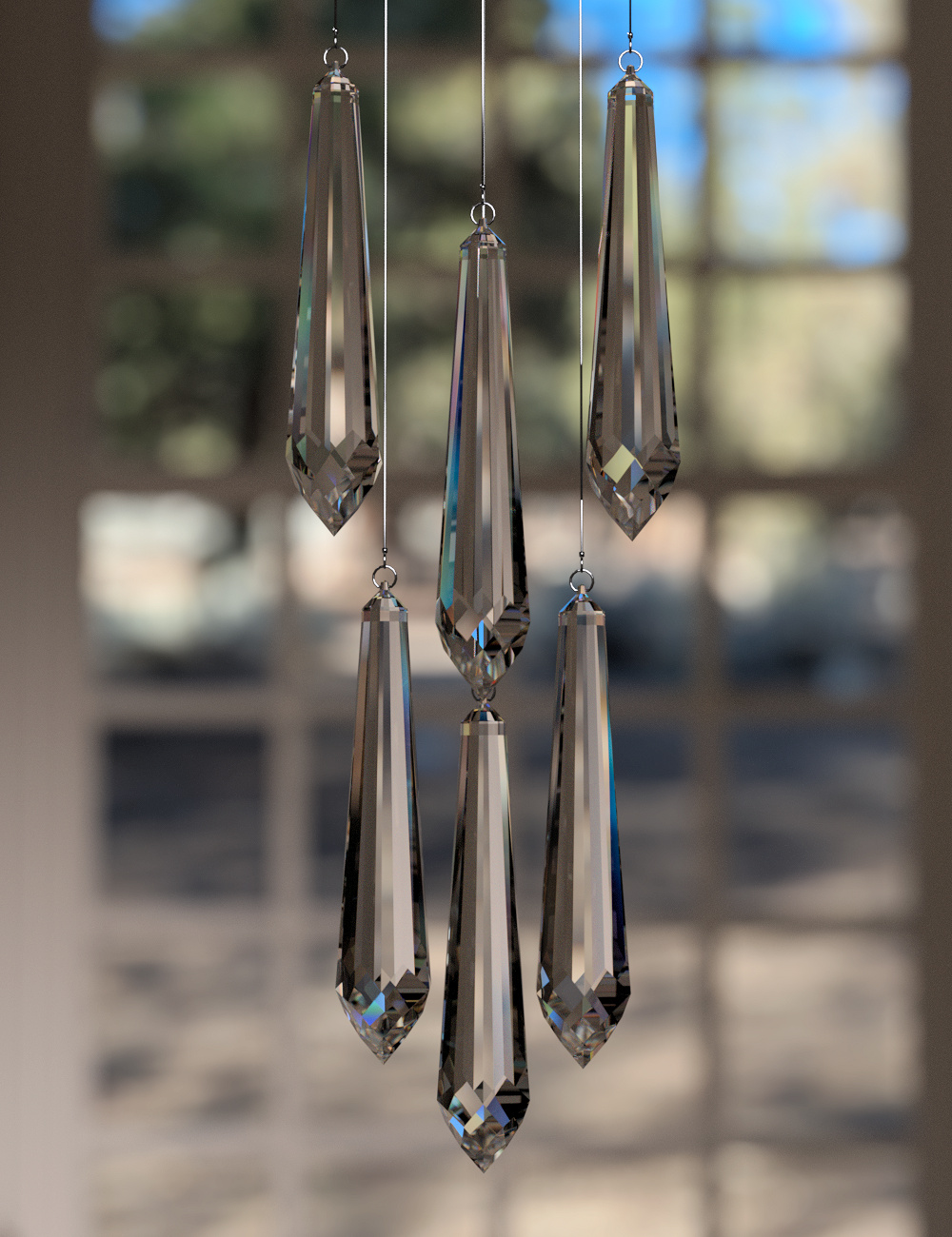 Crystal Light Catchers and Shader Presets for Iray by: Khory, 3D Models by Daz 3D