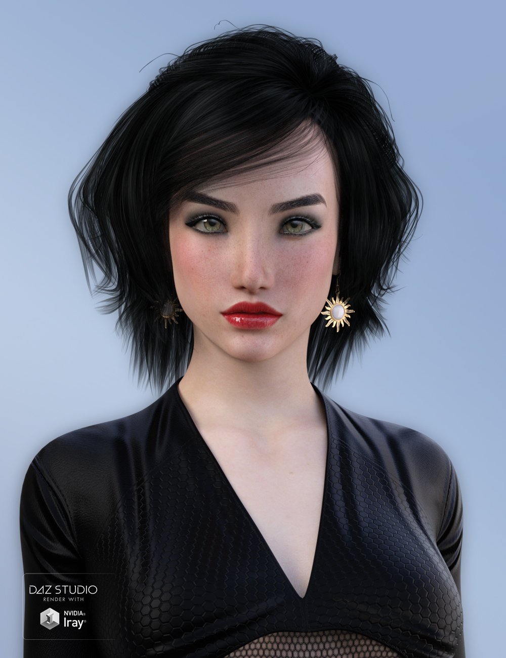 Leora Hair for Genesis 3 Female(s) by: SWAM, 3D Models by Daz 3D