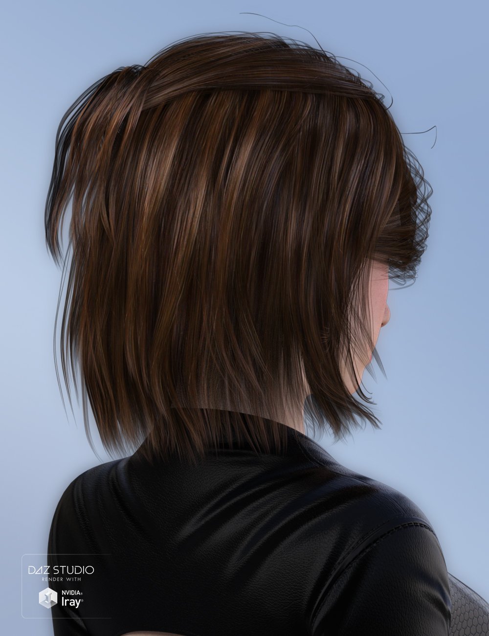 Leora Hair for Genesis 3 Female(s) by: SWAM, 3D Models by Daz 3D