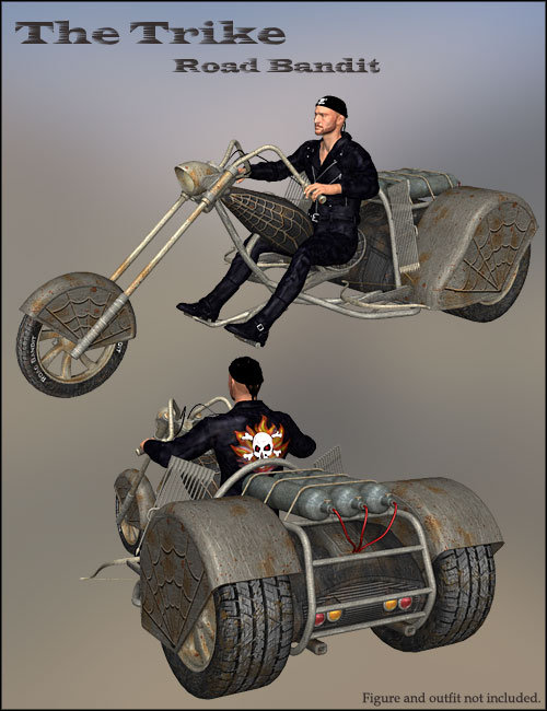 The Trike - Road Bandit by: AbrahamDaniemarforno, 3D Models by Daz 3D